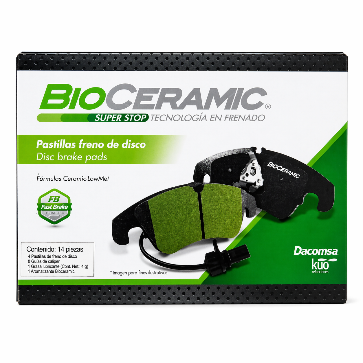 Pastillas de Freno Bioceramic Dacomsa